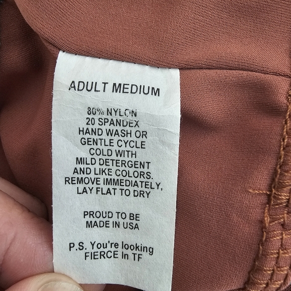 Tiger Friday Ribbed Crop Sports Bra Tank Top Medium Green Dance Activewear USA - Picture 7 of 9